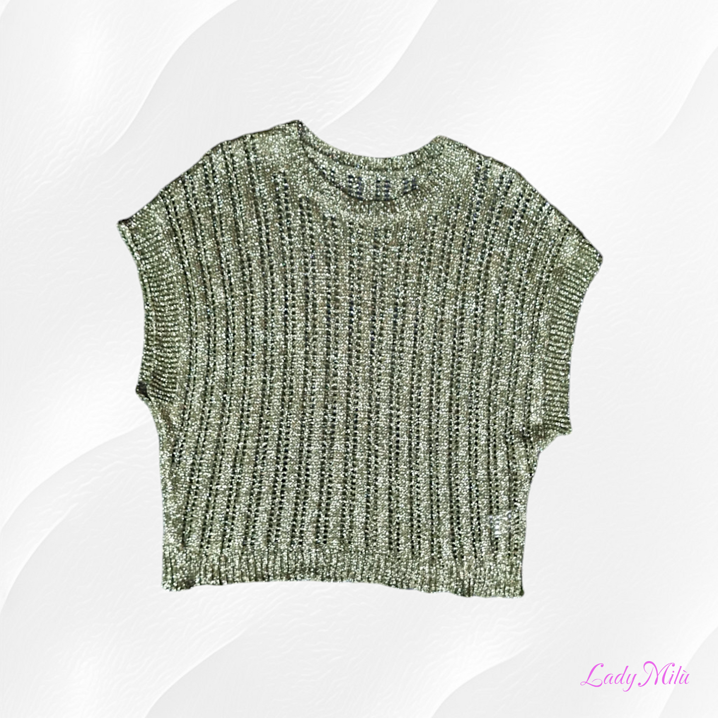 Maglia laminata verde militare