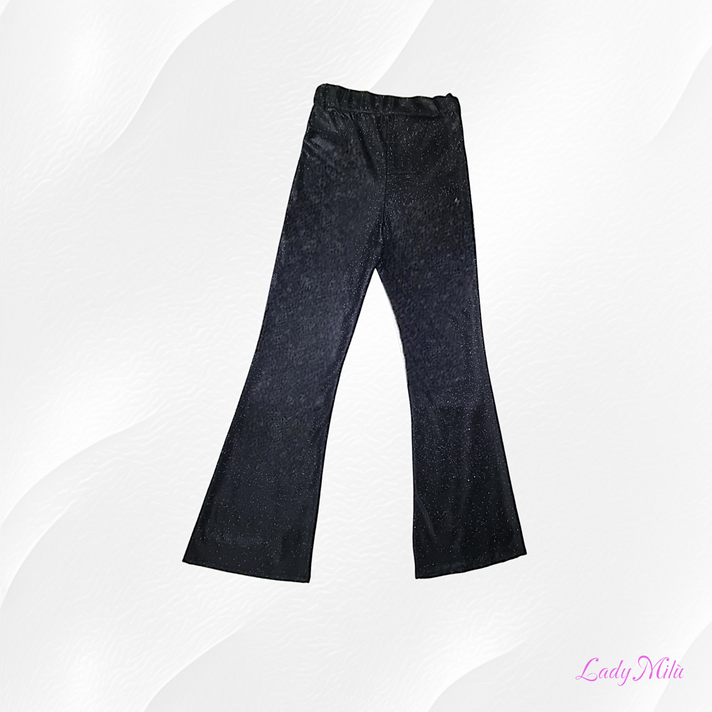 Pantalone laminato nero