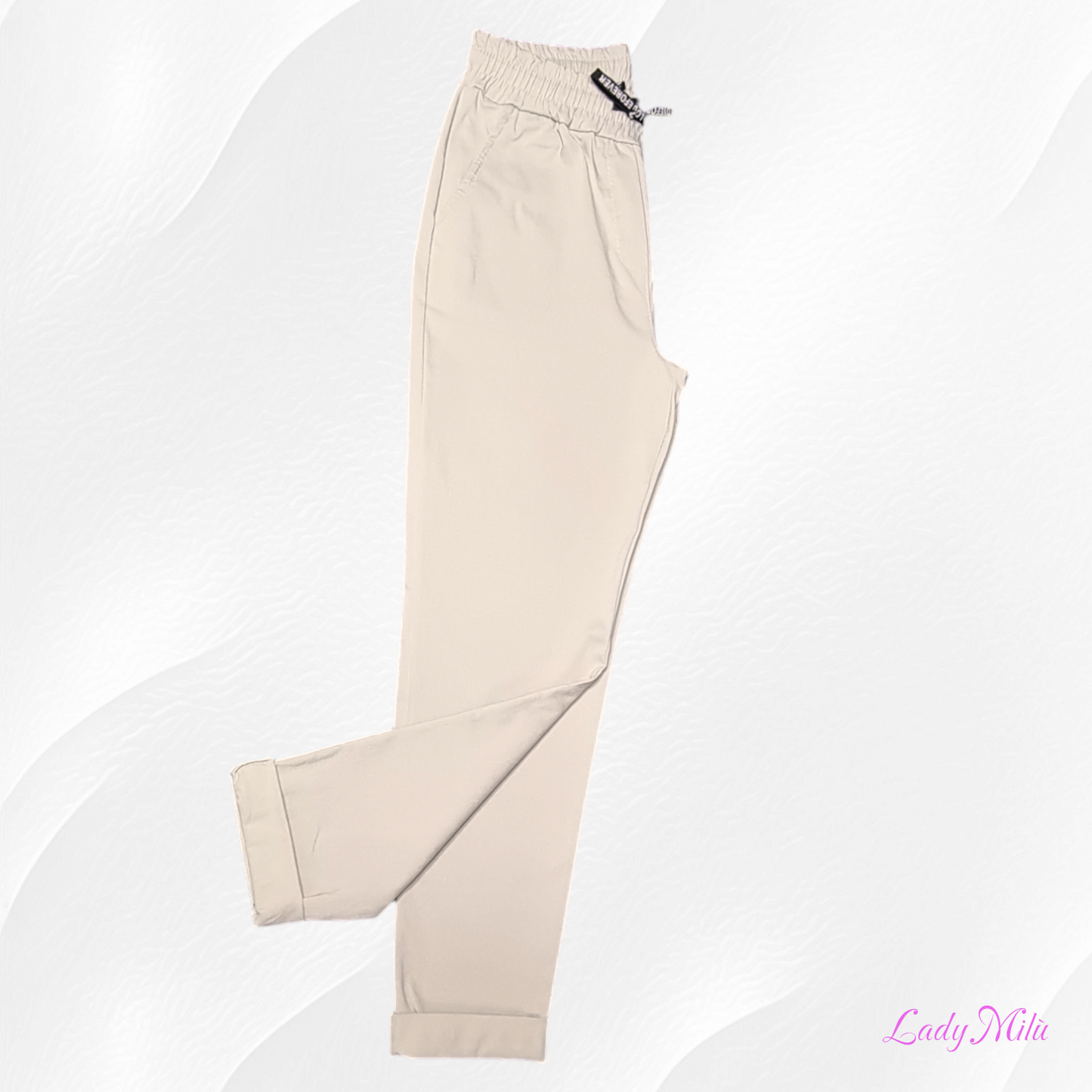 Pantalone laccetto beige