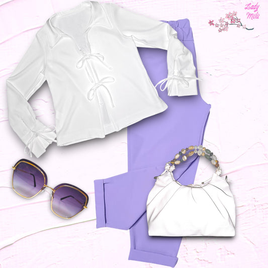 Outfit - Glicine in fiore