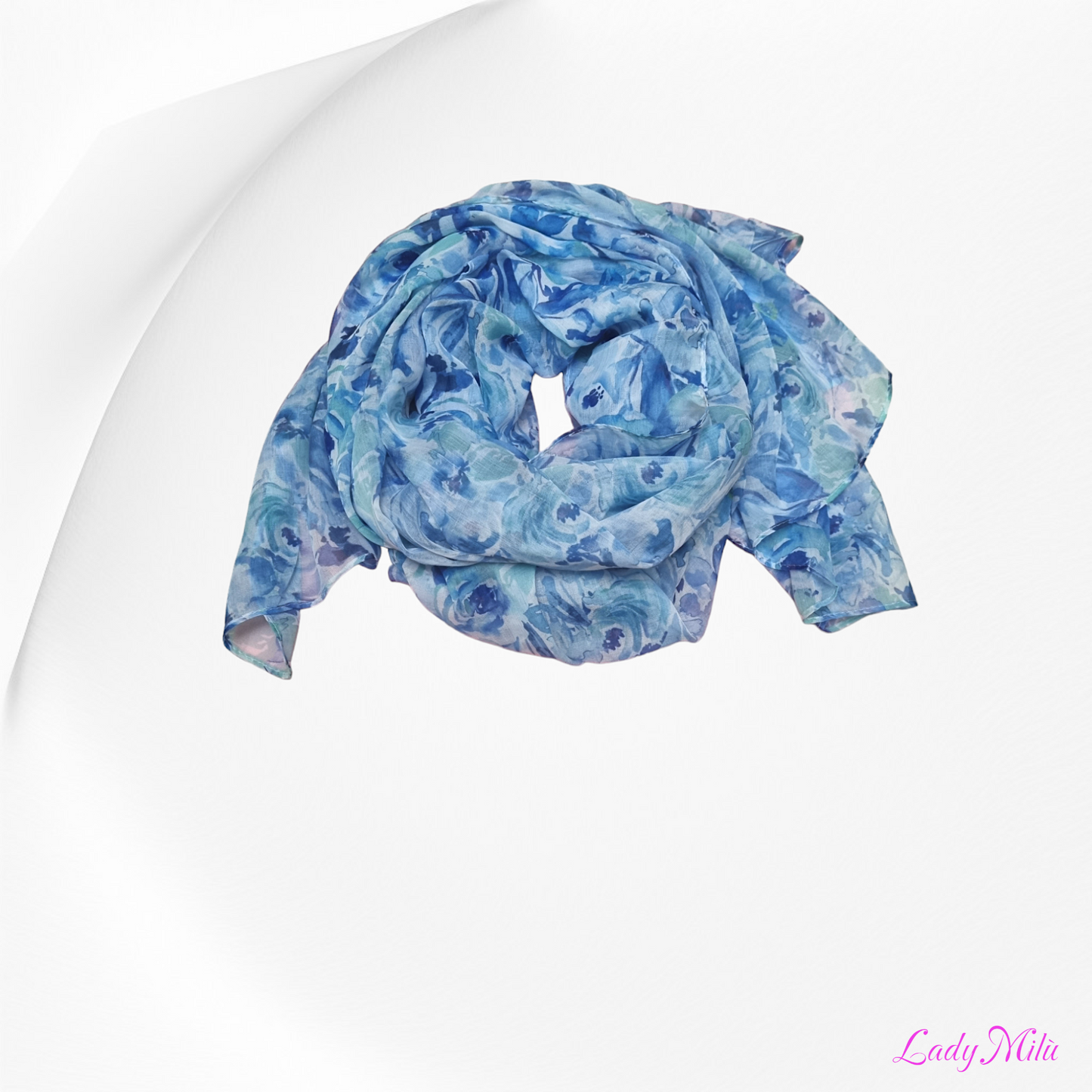 Pashmina azzurra