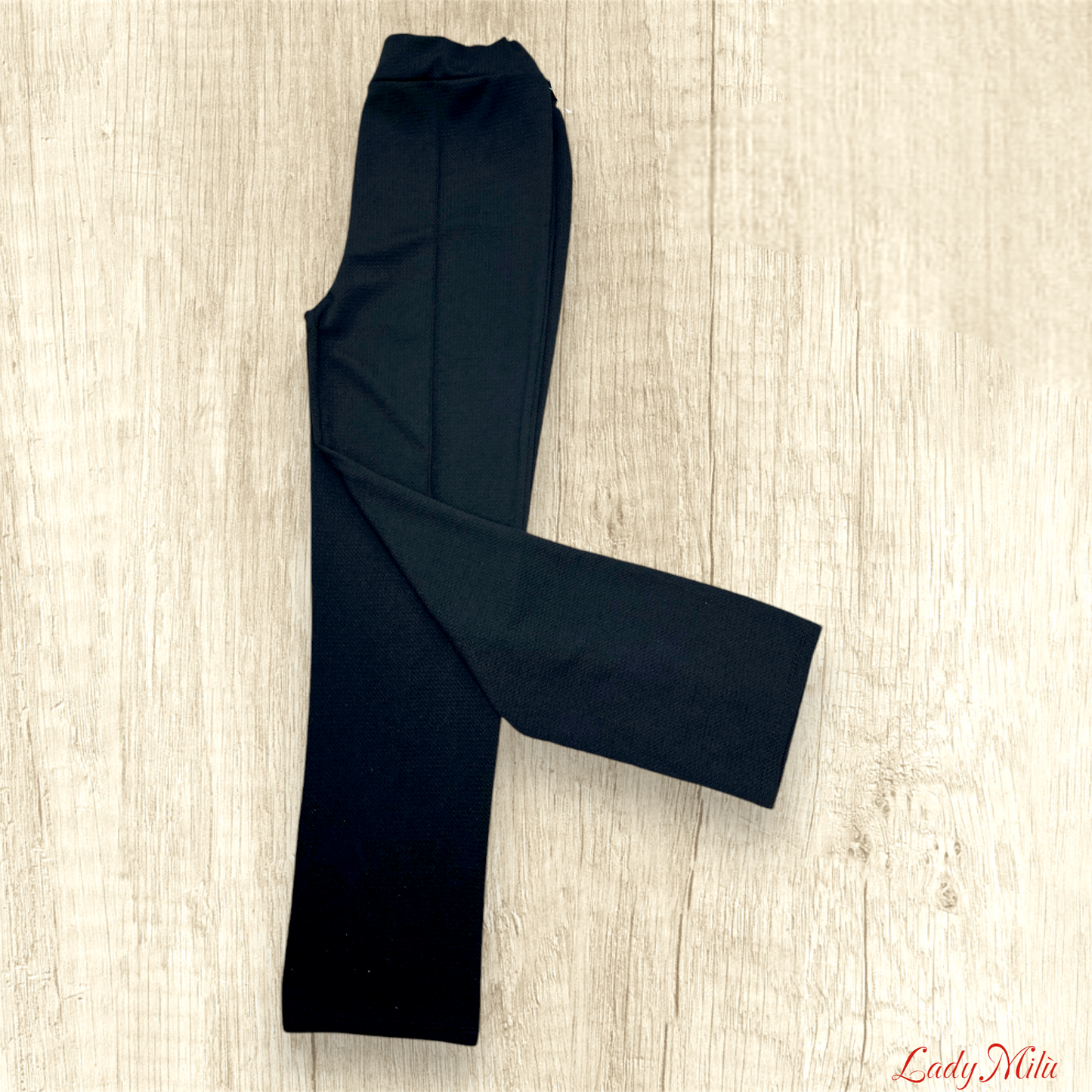 Pantalone curvy nero