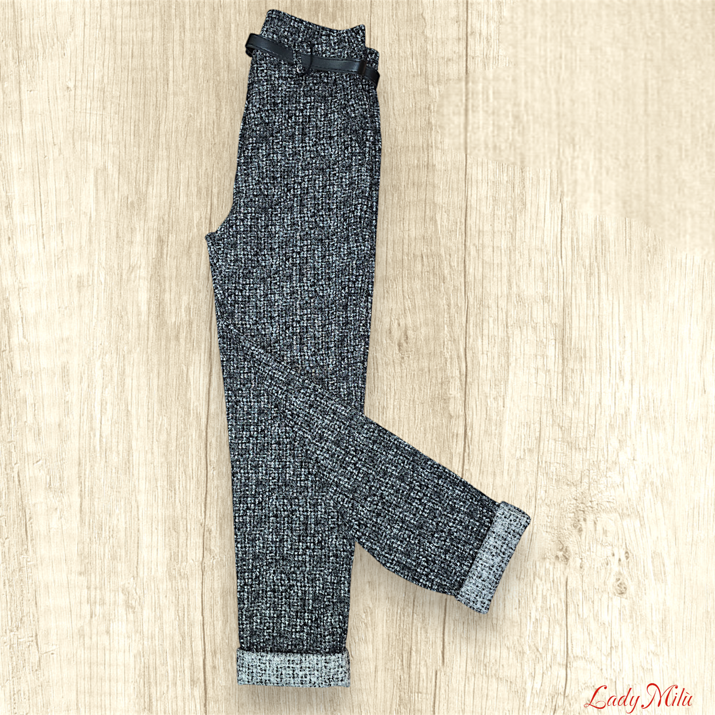 Pantalone grigio melange