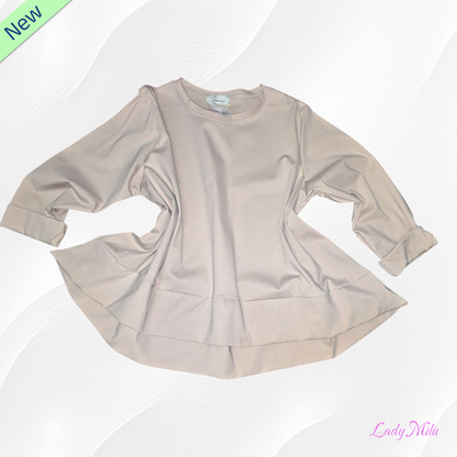 Completo casual beige