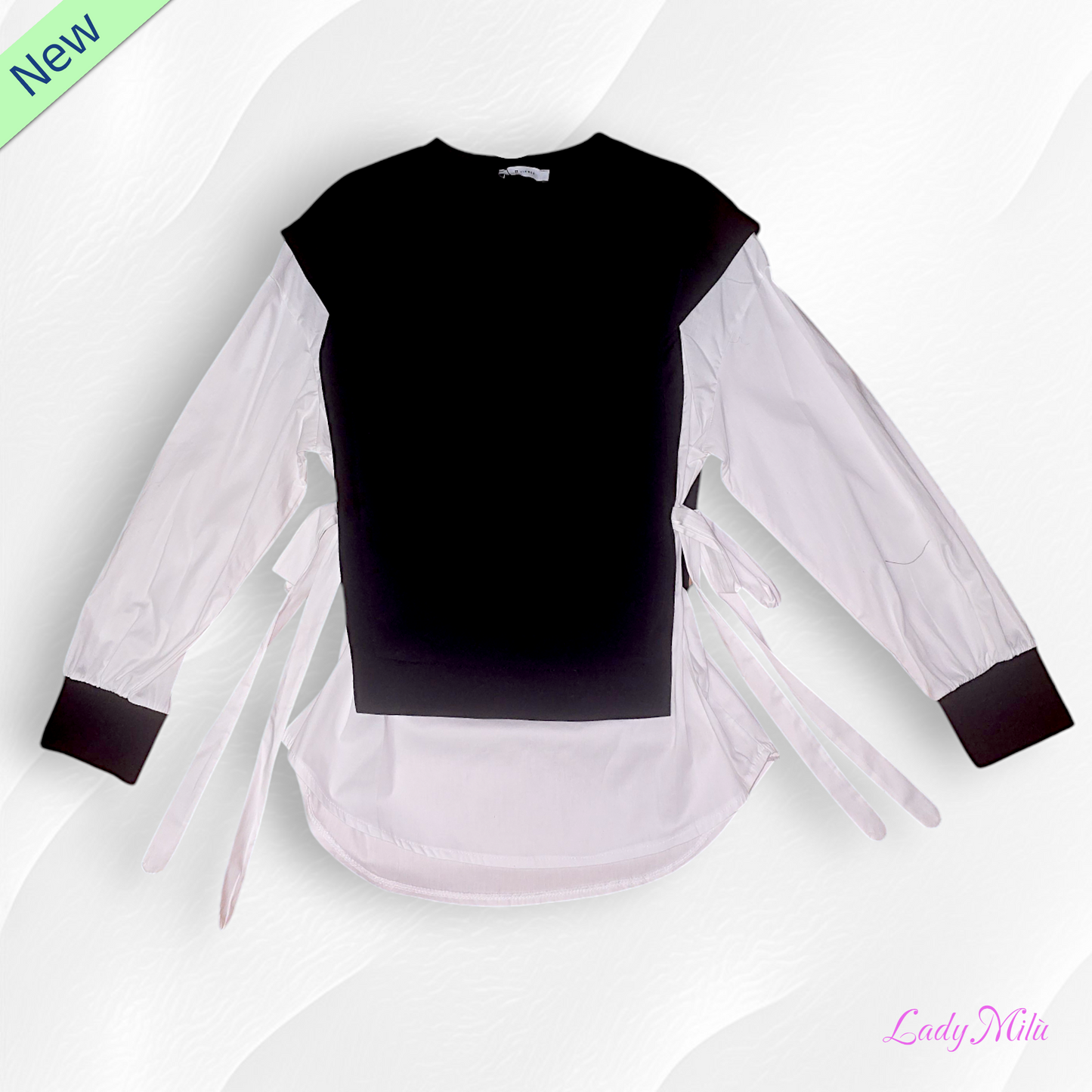 Completo bianco e nero -VIC BEE