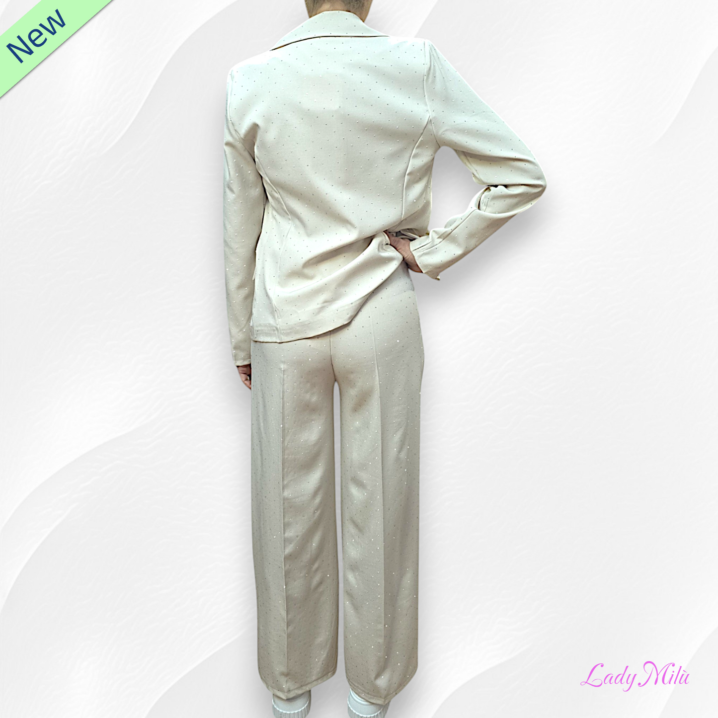 Tailleur burro  con brillantini