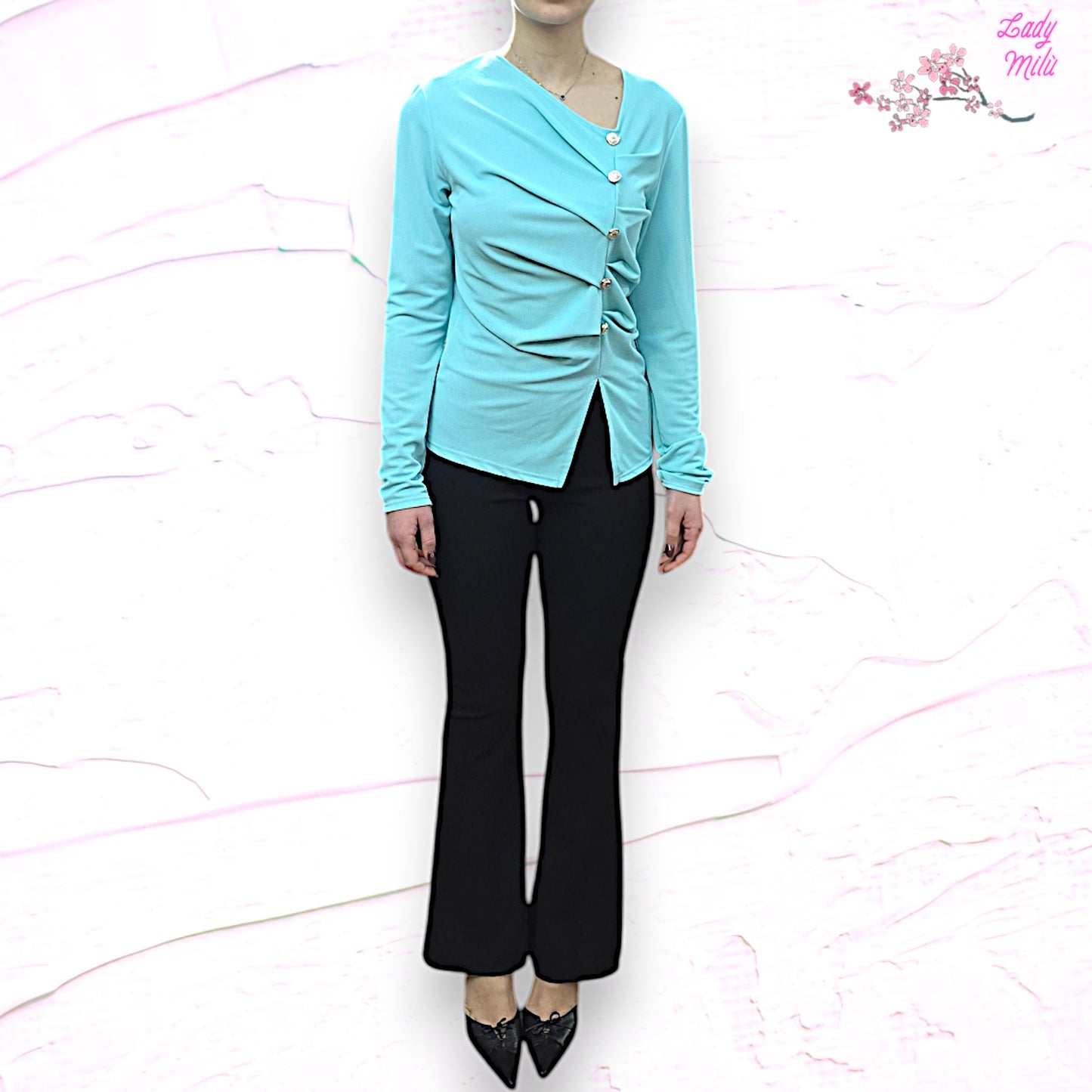 Outfit- Azzurro con nero