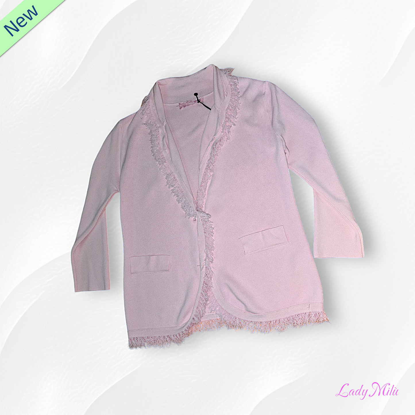 Giacca rosa chiara