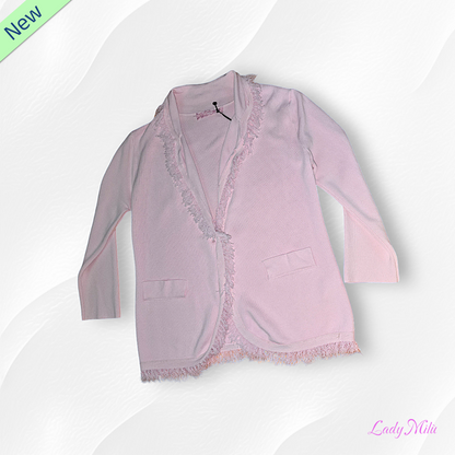 Giacca rosa chiara