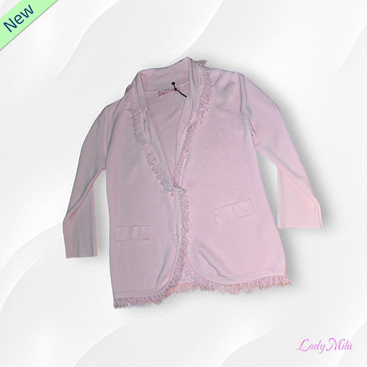 Giacca rosa chiara