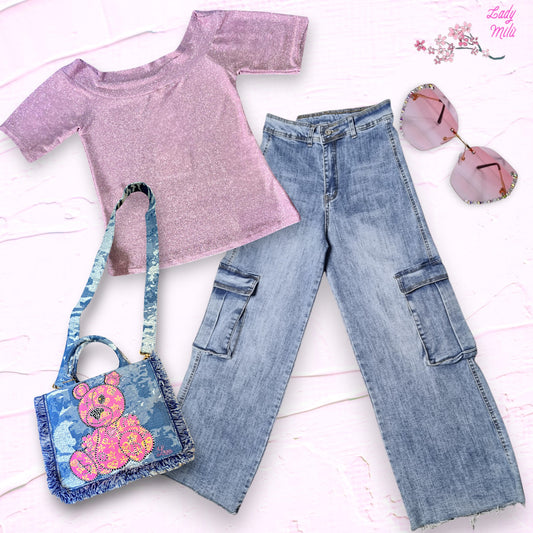 Outfit - Sportiva in denim