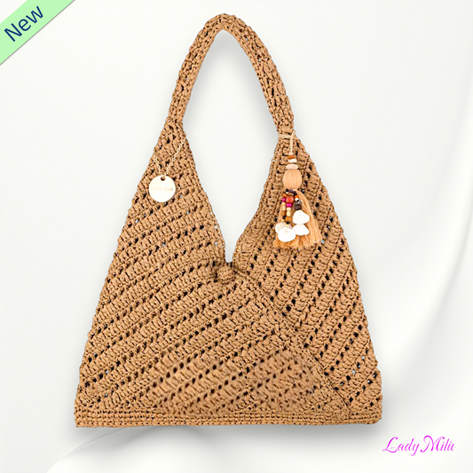 Borsa  intrecciata  a spalla