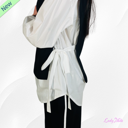 Completo bianco e nero -VIC BEE