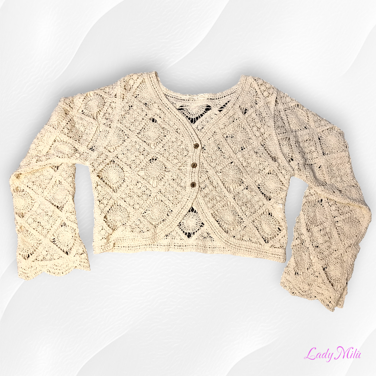 Maglia di filo beige