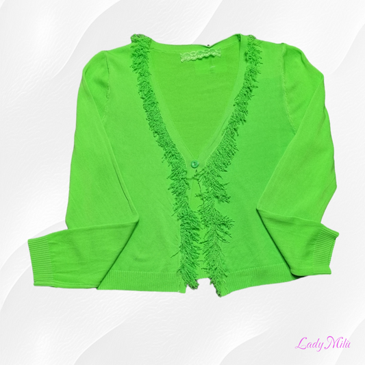 Maglia filo verde fluo