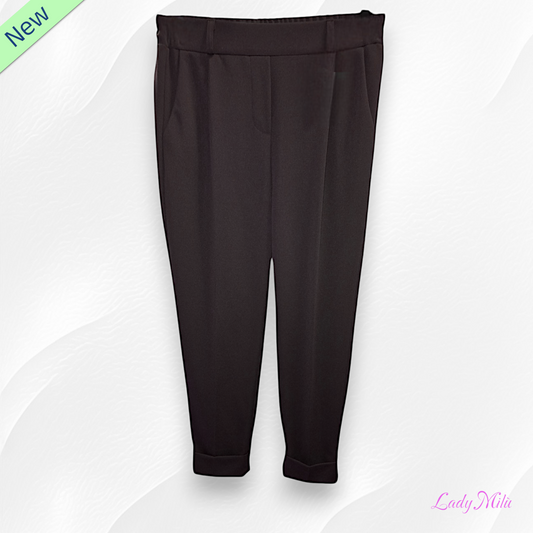 Pantalone nero con elastico