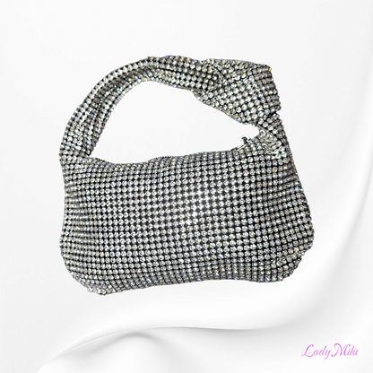 Borsa strass con nodo