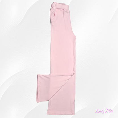 Pantalone morbido  rosa