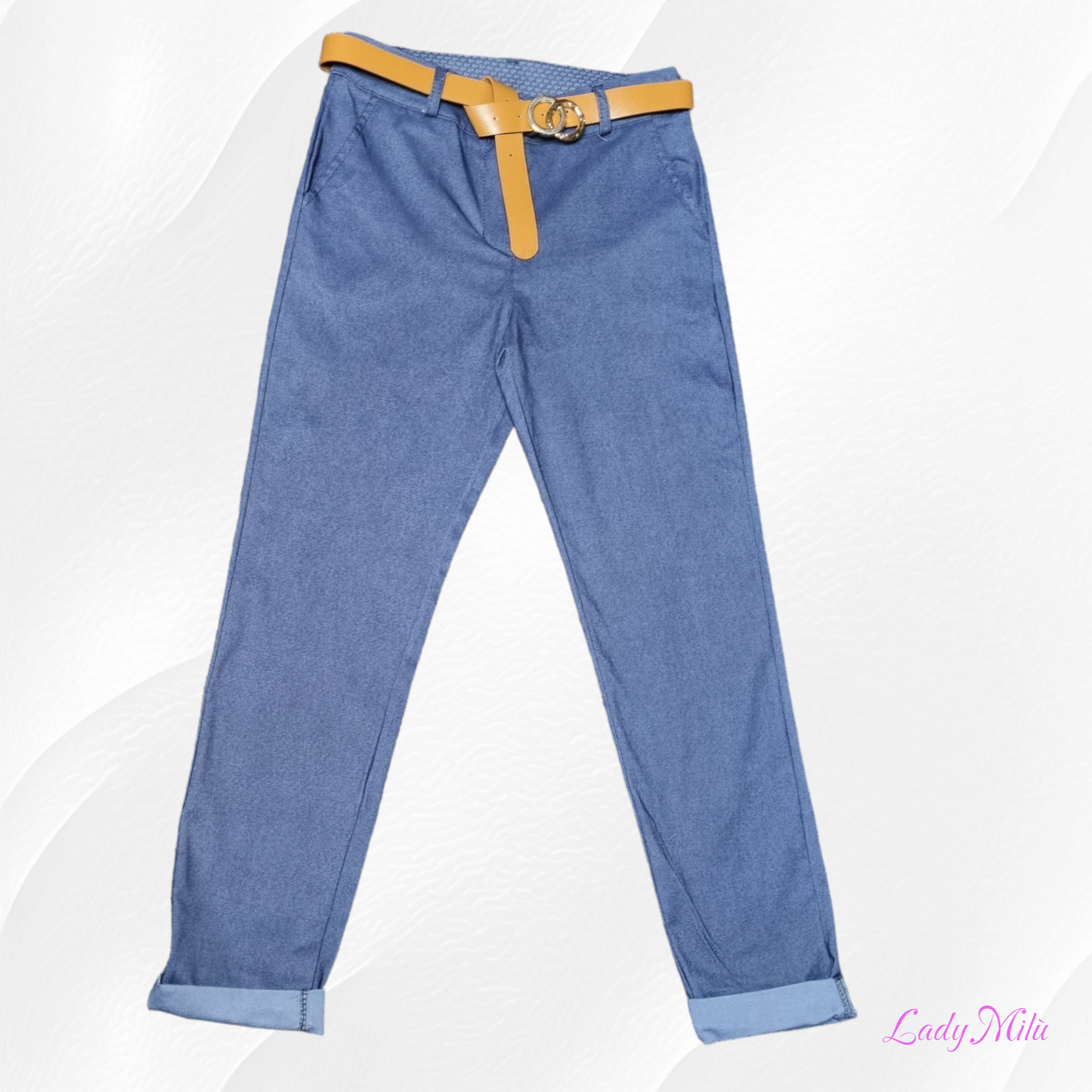 Pantalone elasticizzato con cinta