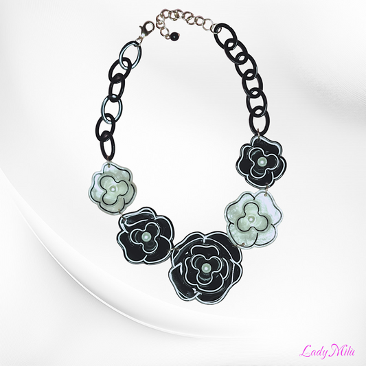 Collana charms floreali