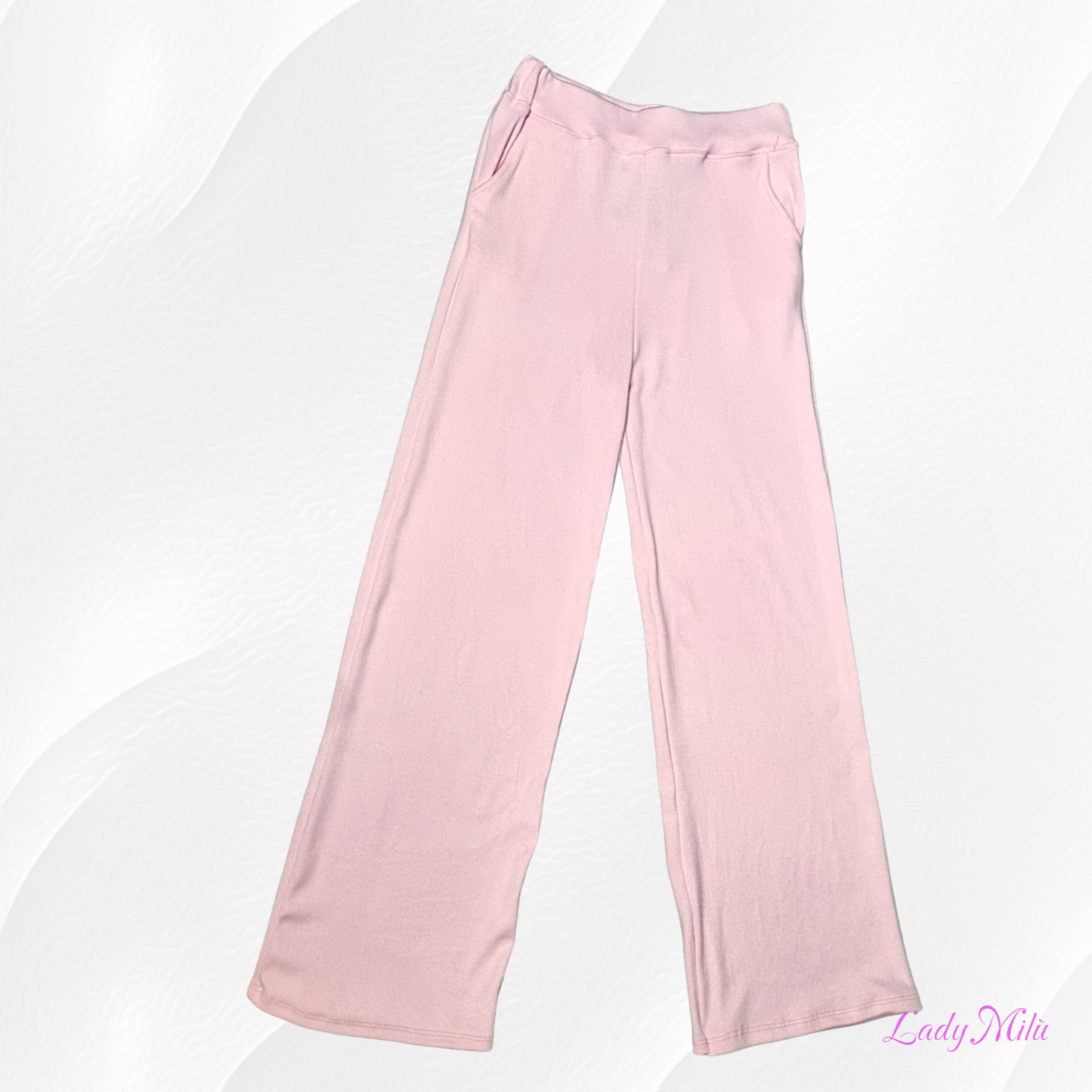 Pantalone morbido  rosa