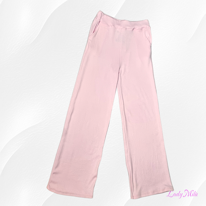 Pantalone morbido  rosa